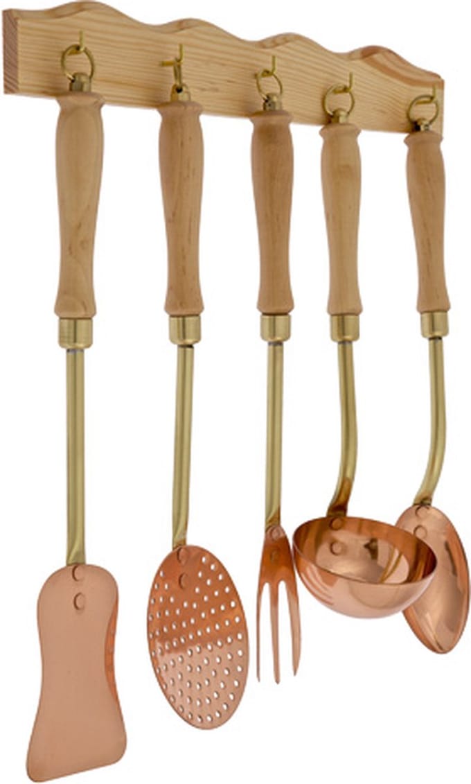 Keukenset - Met houten houder