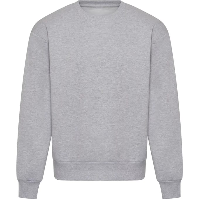 Just Hoods - Signature Heavyweight Sweater - Heather Grey maat L