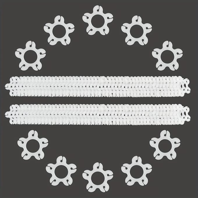 Duurzame Ballon Clip Boog Stand Houder Klem voor Feestdecoratie Bruiloft Verjaardag, Ballon Clip Boog Stand Houder Klem 50 pieces white