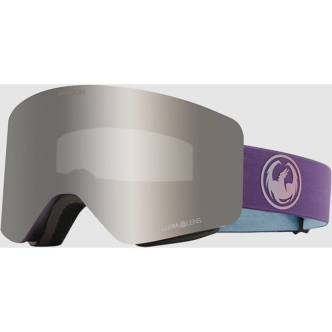 Dragon Alliance R1 OTG Skibril - Deep Plum/Silver Ionized & Amber