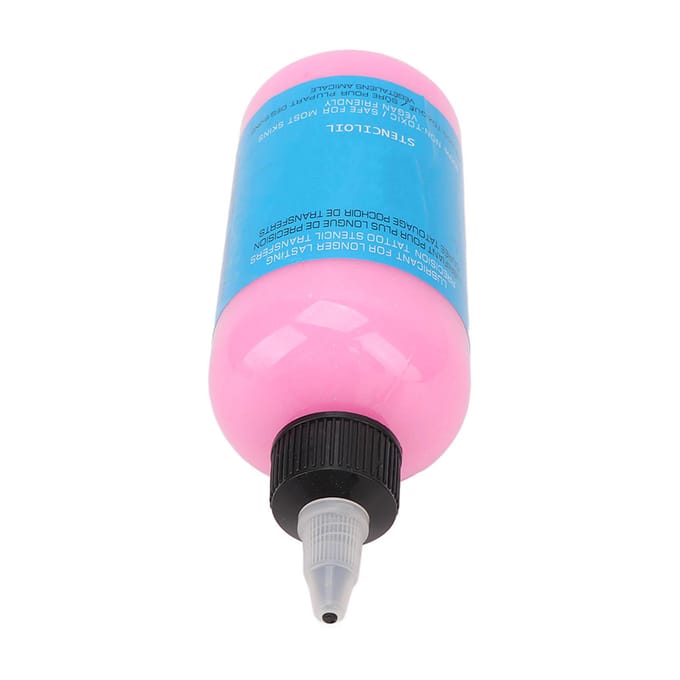 Crème de Transfert de Tatouage Rose Hydratante Douce pour la Peau Impression Rapide Stencil de Tatouage Longue Durée blue