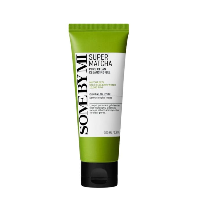 SOME BY MI Super Matcha Pore Clean Cleansing Gel 100ml AUTHENTIC STORE green