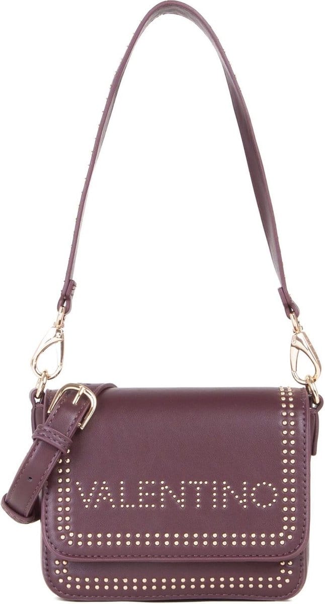 VALENTINO schoudertas Shine Re Flap Bag Vino wijnrood