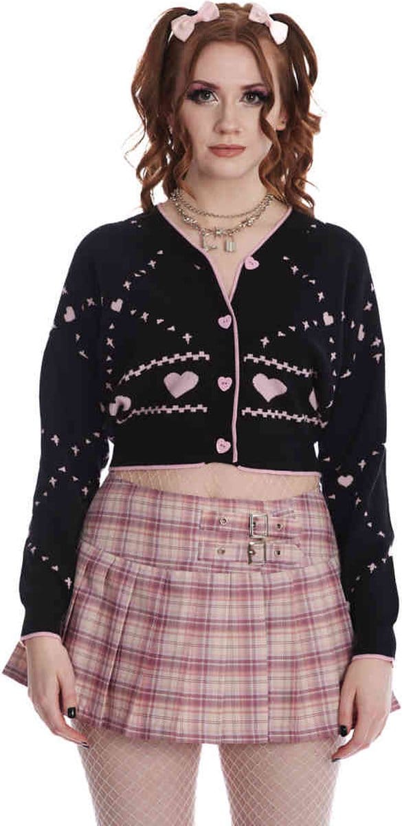 Banned - Nori Cardigan - XL - Zwart