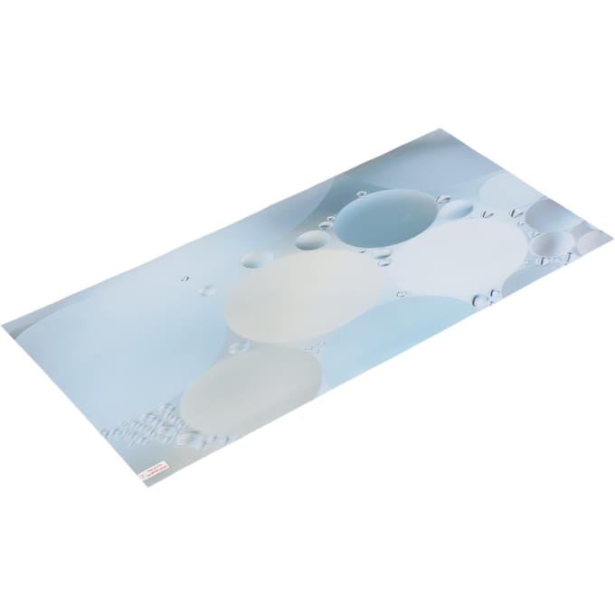 Aquarium Achtergrond Decoratie Zelfklevend 3D Effect Vis Tank Achtergrond Sticker 61x30cm white
