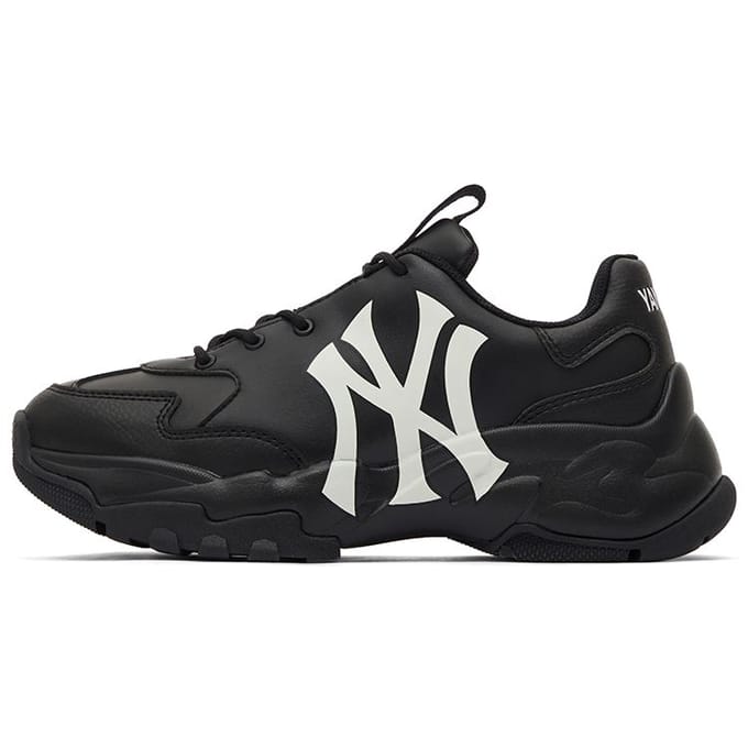MLB Big Ball Chunky Classic Rétro Amélioré Impression Hauteur Augmentée Basse Top Chaussures de Papa Baskets Unisexes Noir 3ASHC104N-50BKS 38 black