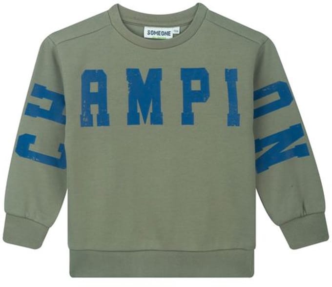 Someone JACKSON-SB-16-F Jongens Trui - Light Khaki