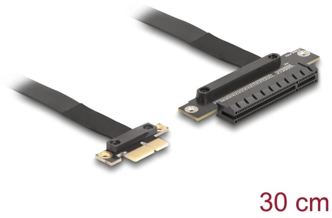 Delock Riser Card PCI Express 3.0 x1 male to x8 slot with cable 30 cm