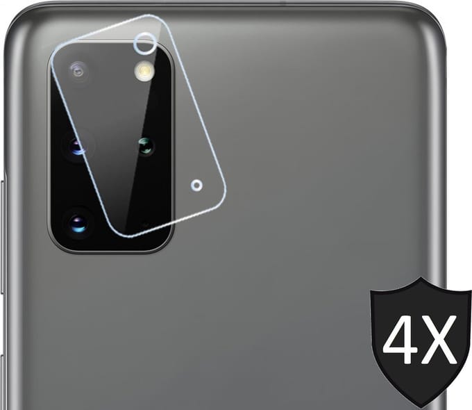 Screenprotector geschikt voor Samsung S20 Plus - Camera Protector Lens - 4 Stuks