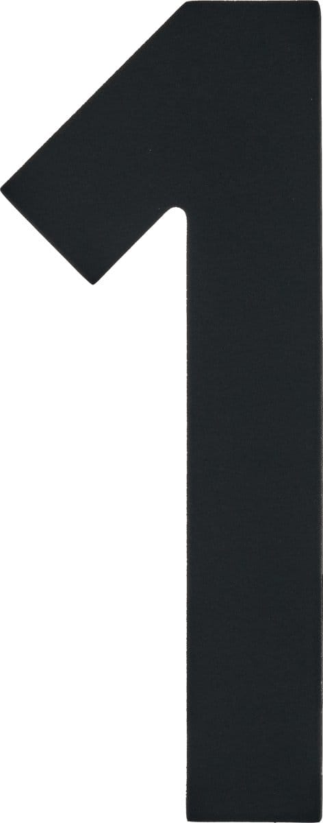 Figura - Zwart Huisnummer 1