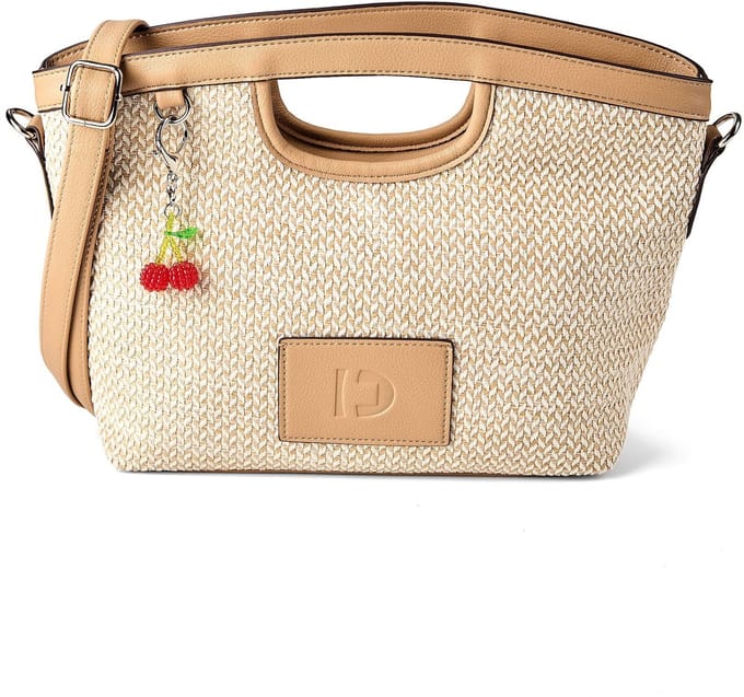 TOM TAILOR handtas schoudertas Lucien Zip Shopper Beige
