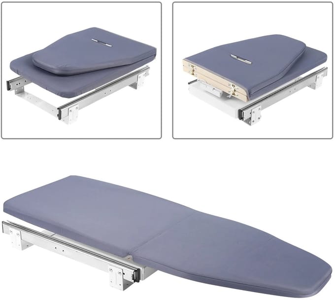 Strijkplank - Inklapbaar - Opvouwbaar - Kast Montage - Uitklap Strijkplank - Push Pull - 80x29,5cm