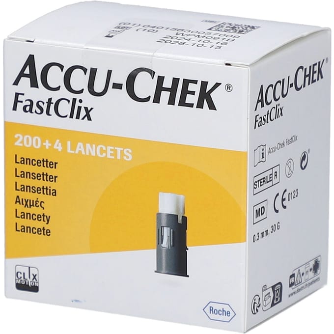 Accu Chek Mobile Fastclix Lancet 34x6 5208491001