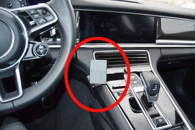 Brodit ProClip houder geschikt voor Porsche Panamera 2018 - Console mount, Left