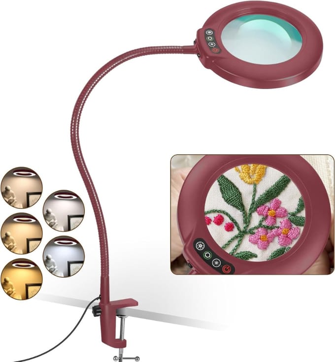 Loeplamp met Standaard - Lamp met Led Verlichting