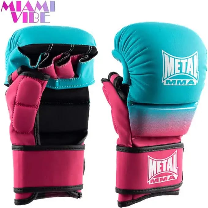MMA training handschoenen Metal Boxe The Shell Miami Vice