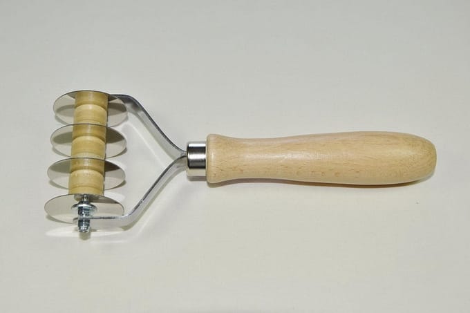 Pappardelle Snijder - Roestvrij Staal - Gladde Snede - Ergonomische Greep - 18 mm - 8 stuks