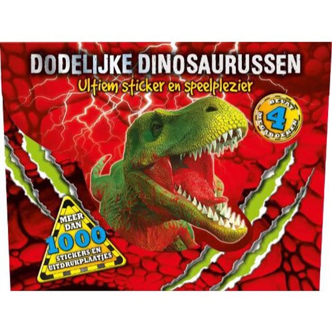 Dodelijke dinosaurussen Educatieve boeken (spelletjes en raadsels)