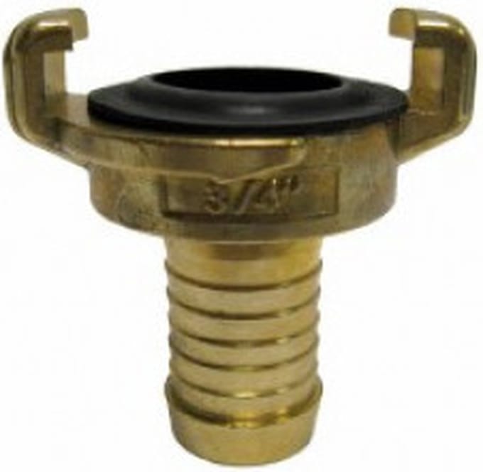 Geka - messing - slangkoppeling - max. 10 bar - slangtule -  1" - 25 mm
