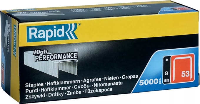 Rapid Nr. 53 Dundraadnieten 8 mm - 5000 Nietjes