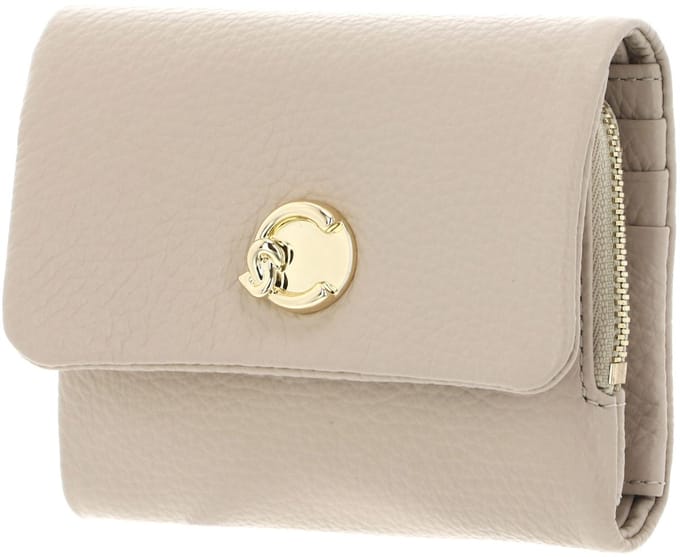 COCCINELLE Leren portemonnee C-Me Softy Wallet Sandshell beige