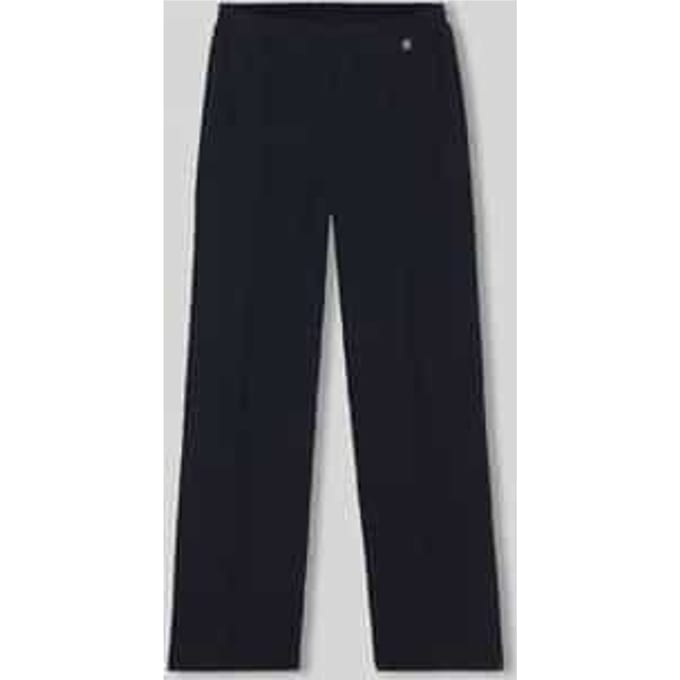 relaxed fit wijdte broek met logodetail model 'NADID'
