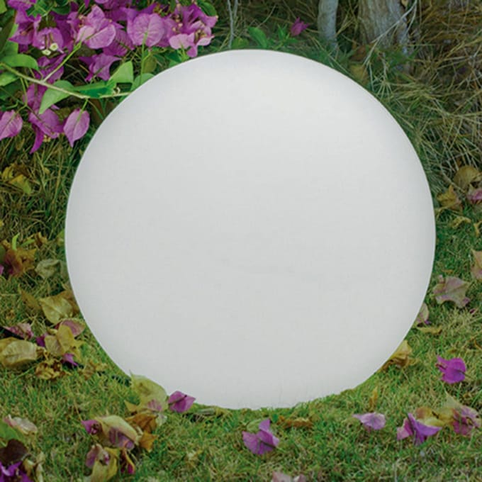 Staande lampen New Garden Boule lumineuse extérieure Buly 40 cm blanc