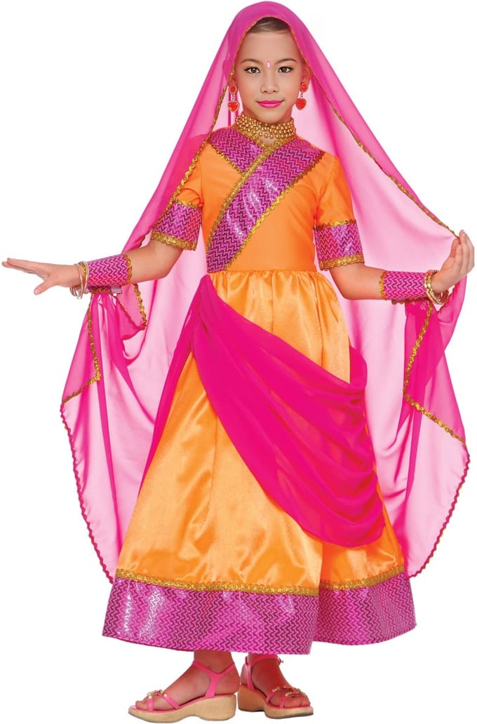 Vegaoo - Bollywood prinses kostuum voor meiden