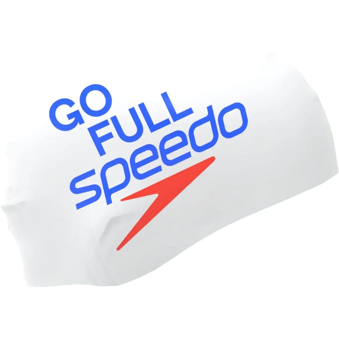 Speedo Badmuts Slogan Wit