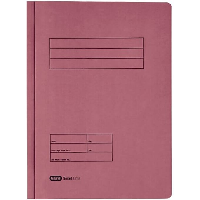 ELBA dubbele nietmachine, DIN A4, manilla karton - 320 g/qm, rood