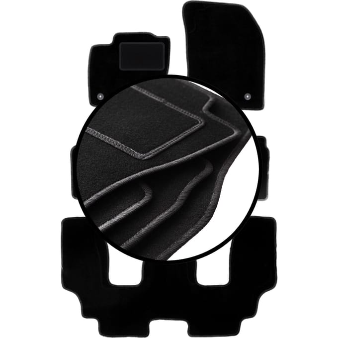Complete set veloursmatten voor: Ford S-MAX MK2 minivan (2015-)