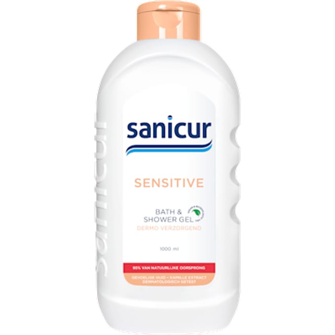 Sanicur Bad en Douchegel Sensitive - 1000 ml