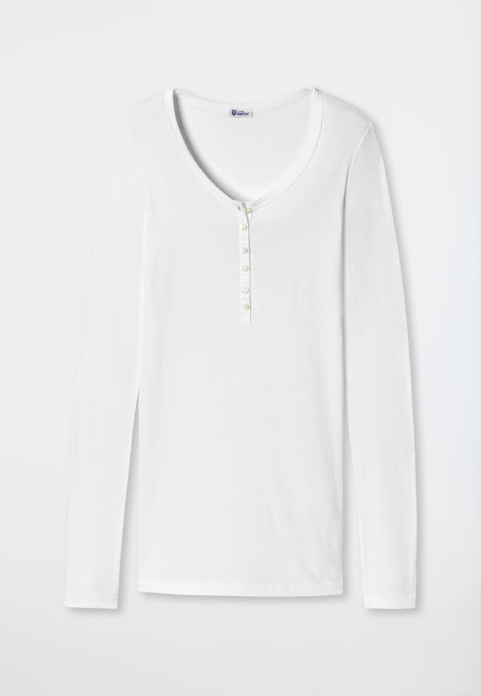Wit shirt met lange mouwen - Revival Berta 42