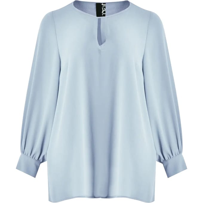 Blouse met lange mouwen van chiffon voor dames Mat Fashion