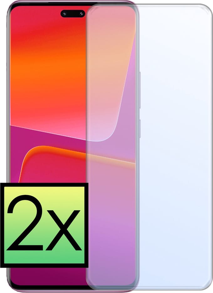 Screenprotector - 2 Stuks - Geschikt voor Xiaomi 13 Lite - Extra Sterk - Beschermglas - Gehard Glas - Tempered Glass - Screen Protector - Bescherm Cover