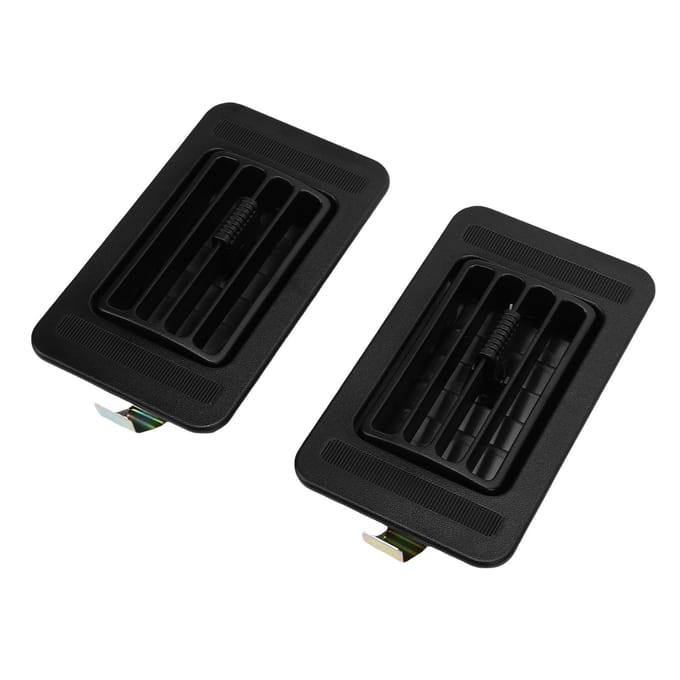 2 stuks Graafmachine Dashboard Luchtrooster Landbouwmachine Graafmachine Dashboard AC Luchtuitlaat Afdekking black