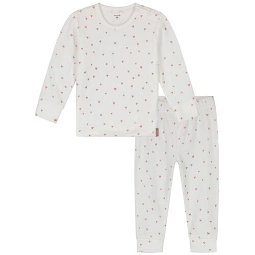 Prénatal peuter pyjama velvet hart Ivory White 80 dames