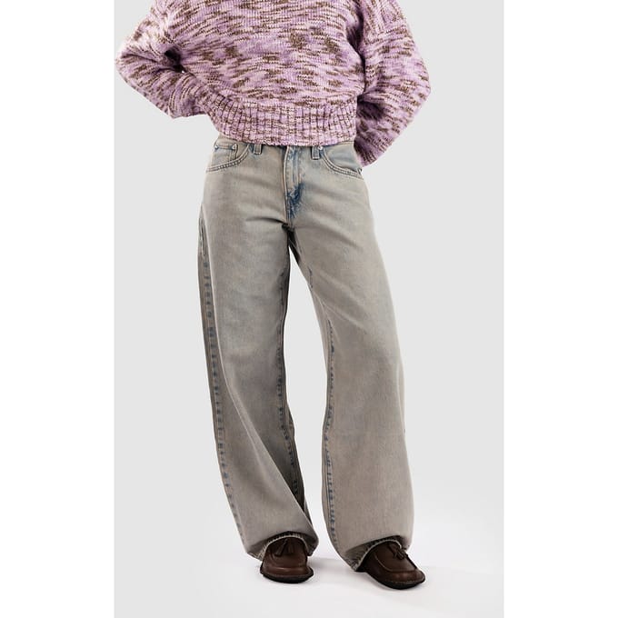 wide fit jeans van puur katoen model 'MIDDY BALLOON'