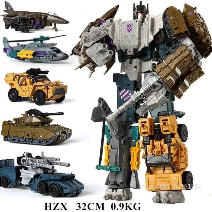 Transformeer Robot Speelgoed HZX Defensor Bruticus Superion Devastator IDW 5 IN 1 6 IN 1 EEN ZONDER DOOS Sets Actiefiguur KO 6in1