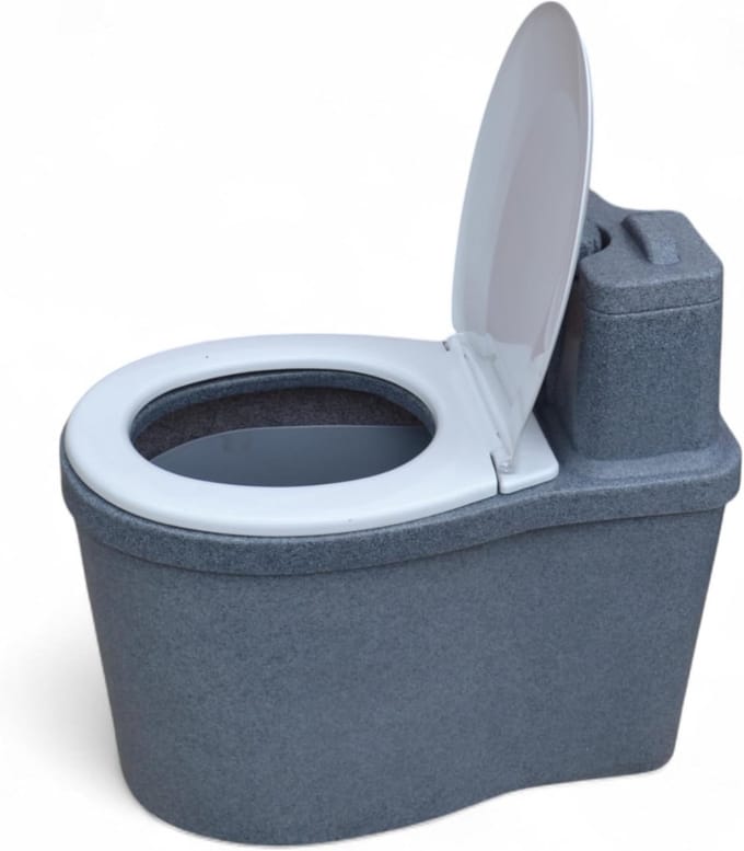 Bio Composttoilet met Gescheiden Opvang voor Tuin en Camping