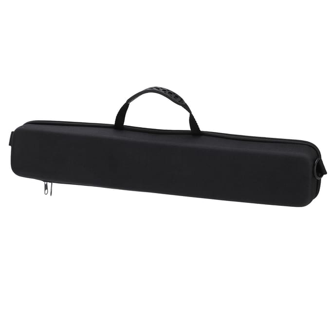 Vishengeltas Anti-Schok Harde Schaal Vishengelhouder Tas met Schouderriem voor Visgereedschap black
