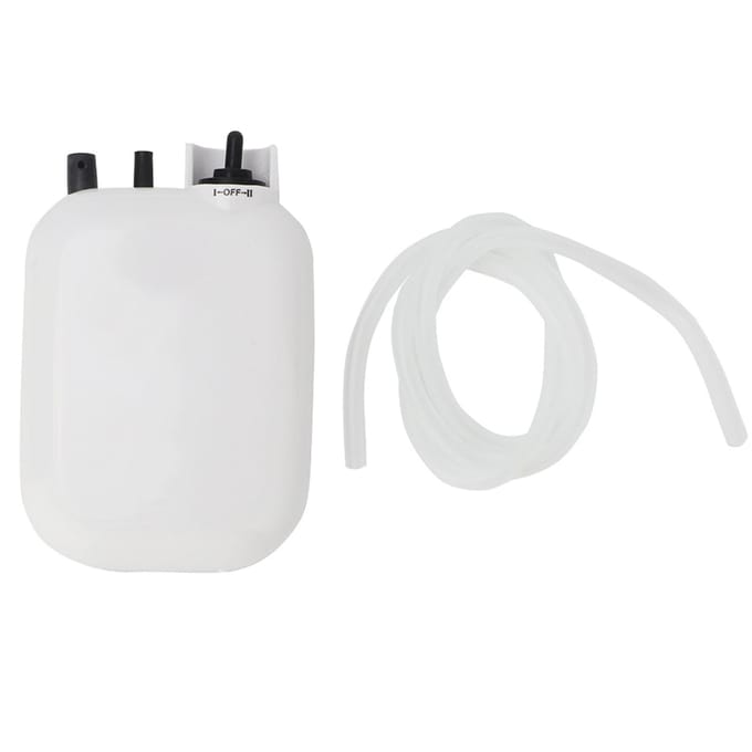 Mini pompe à Air de pêche Ultra silencieuse Portable, accessoire étanche pour pêcheurs white