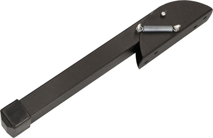 Zware Deurstopper 20 cm Zwart IJzeren Deurbuffer voor Garagedeuren