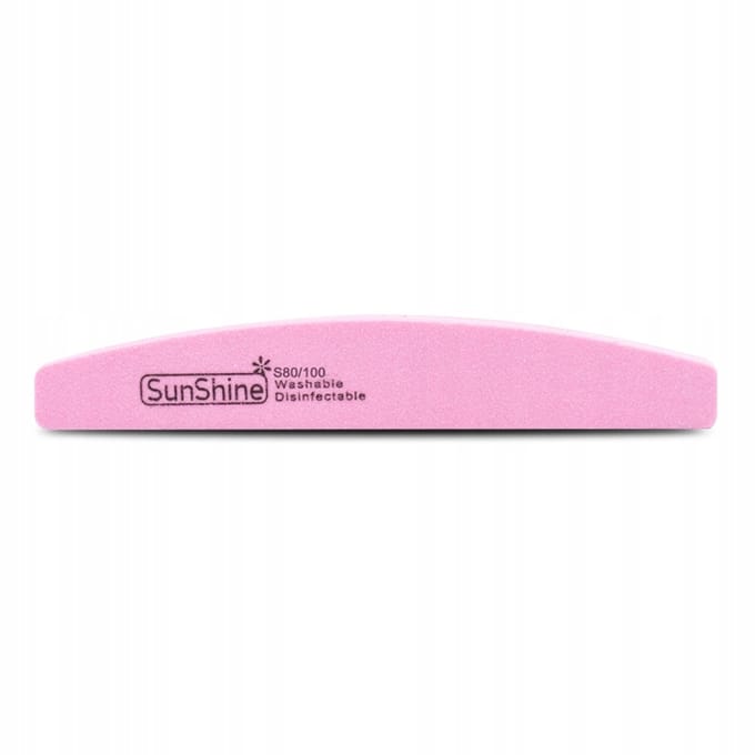 Sunshine Nagelvijl & Polijstblok - Roze 100/180