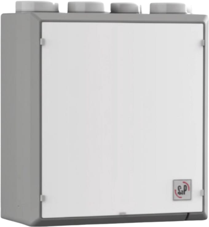 EnergiSava 260 S&P WTW Linker Uitvoering 310 m3/h Compacte en Lichtgewicht Warmteterugwinunit