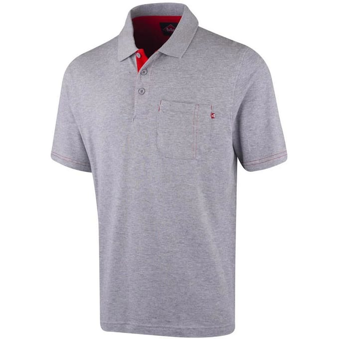 Lee Cooper Heren Marl Pique Poloshirt (Grijs)