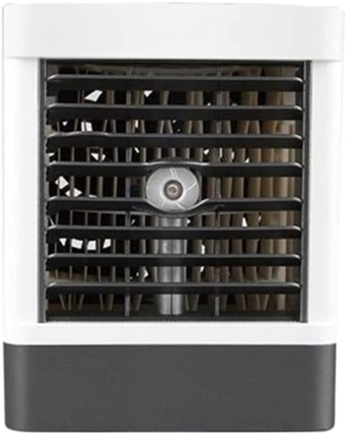 Draagbare Airconditioner - Mini Koeler - Persoonlijke Koelte - Met Water Tank - Vierkant Ontwerp - Wit