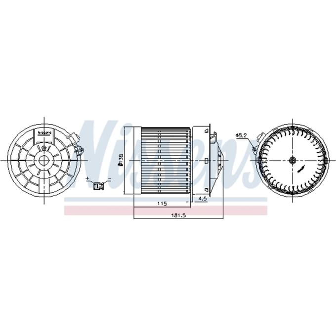 Binnenventilator NISSENS 87722
