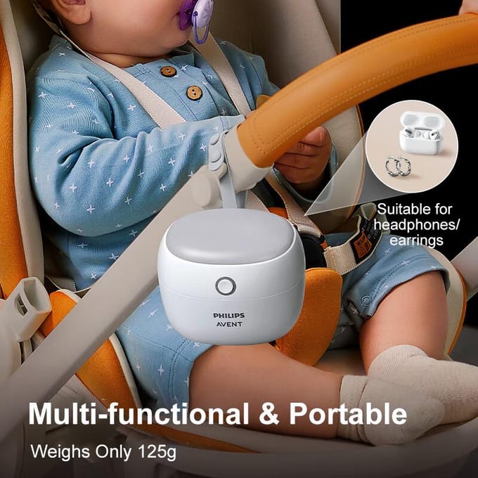Philips Avent Draagbare Sterilisatiekoffer Fopspeensterilisator wit
