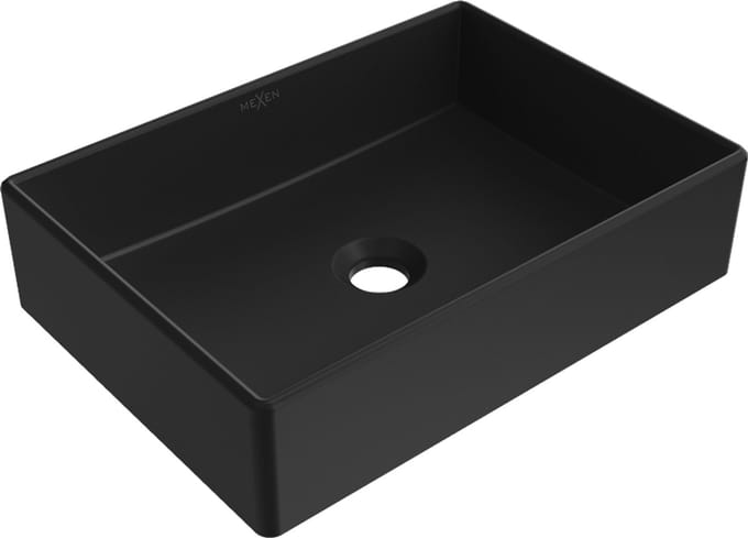 Mexen Goya opbouw wastafel 45 x 32 cm, zwart mat - 22184585